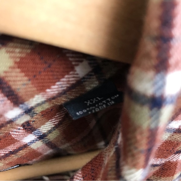 Fish Hippie Flannel Button Shirt - Picture 2 of 6